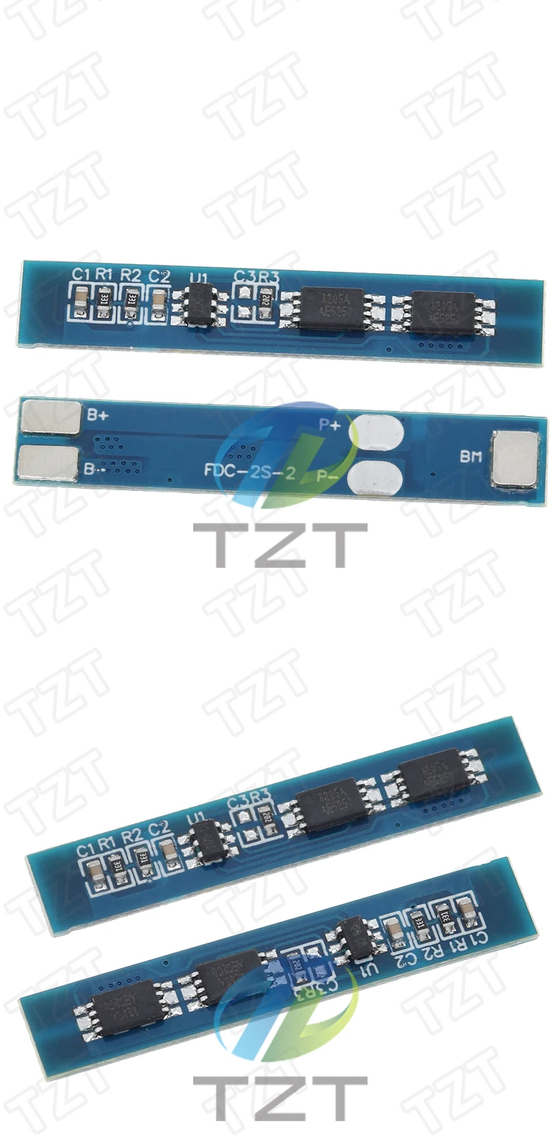 2S 3A Li-Ion Lithium-Batterie 7,4 8,4 V 18650 Ladegerät Schutz Bord BMS PCM Für Li-Ion Lipo batterie zelle pack smart elektronik – Detail 4