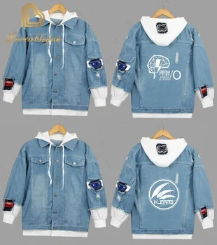 

Amiya Ark Midoriya Shoto Todoroki Cosplay Hoodies Costumes Men Women Denim Zipeper Jacket Casual Sweatshirt Coat Top 3XL