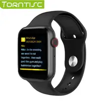 Torntisc Смарт часы мужские серии 4 ЭКГ сердечного ритма фитнес-монитор Bluetooth Вызов полный сенсорный экран часы для Apple Android телефон