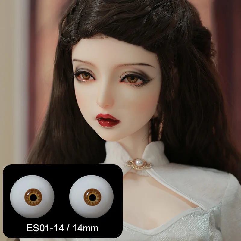 Кукла BJD Eyes полимерный глазной шар размер 1/3 1/4 1/6 1/8 Yosd SD MSD дымчатый 12 мм 14