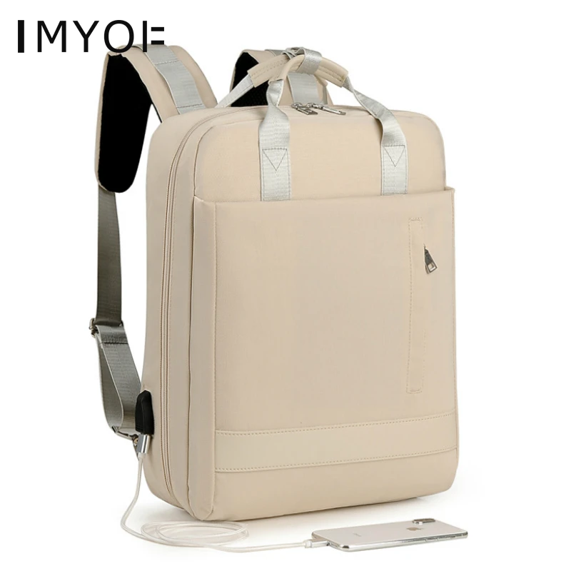 Женский рюкзак для ноутбука в стиле Оксфорд мужчин с usb-зарядкой