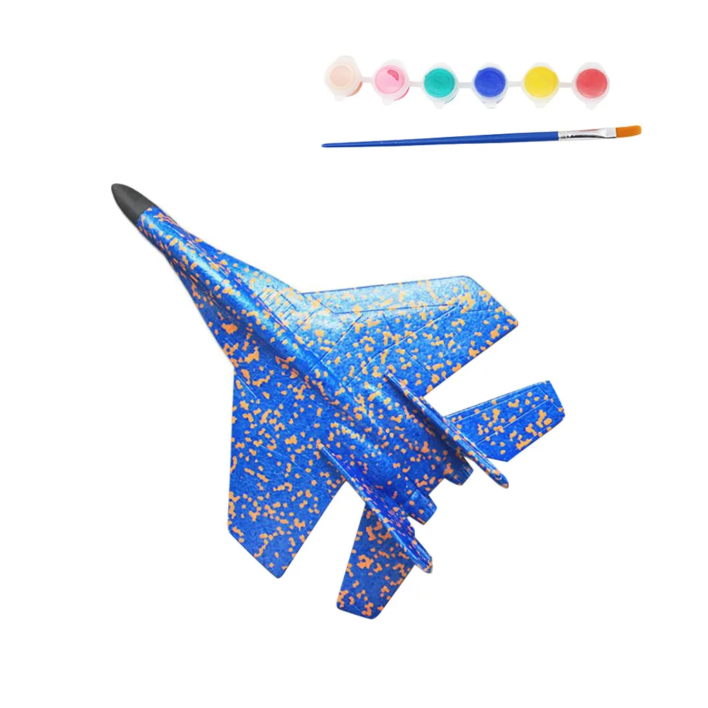Fun doll TOP DIY Coating Foam EPP Hand Launch Throwing Aircraft Airplane Glider DIY Plane Toy 5.14