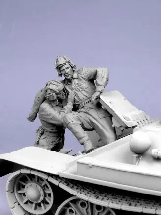 1/35 советские танкеры (без резервуара) Неокрашенная фигурка из смолы строительный