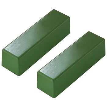 

2PCS Polishing Agent Fine Green Sanding Agent 46 Mesh Leather Sprint Polishing Paste