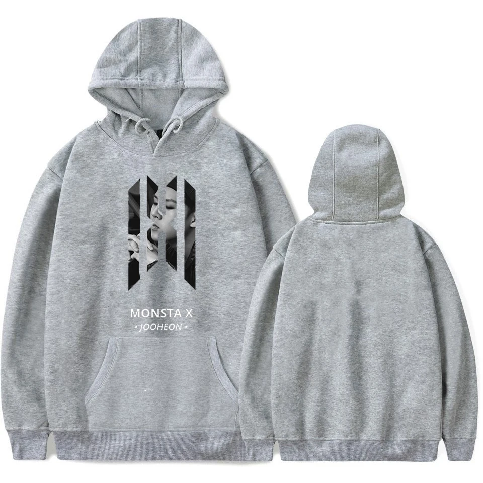 905-JX-MONSTA 15 MONSTA X Kpop толстовки Harajuku толстовки Женская одежда хип-хоп черная толстовка одежда для девочек верхняя одежда зимняя Harajuku рубашка - Цвет: 905-JX-MONSTA 15
