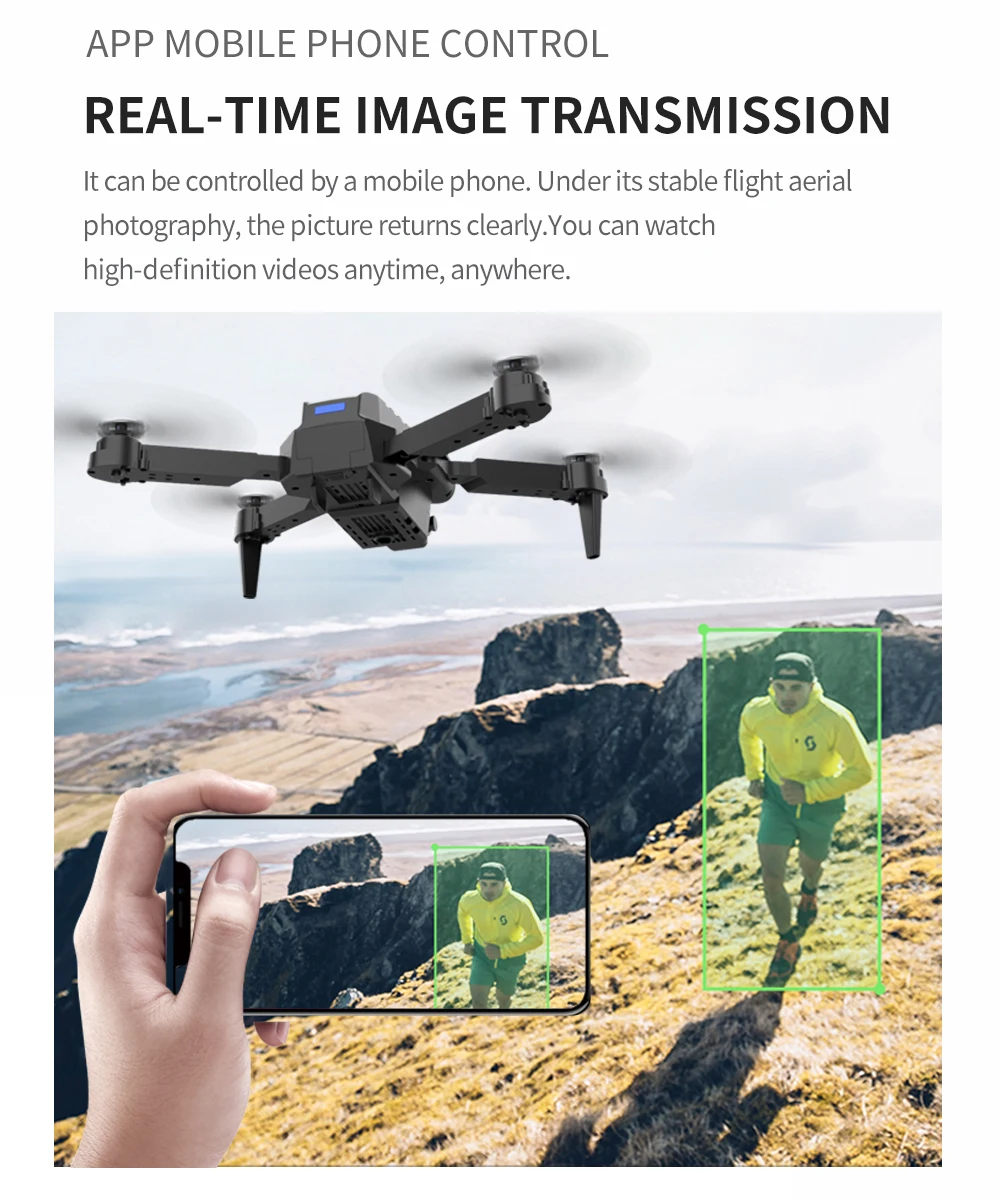 Nova Drone 4k Câmeras Duplas Profissão hd Grande Angular wi fi Fpv Dron Altura Manter rc Quadcopt Mini Câmera Helicóptero Brinquedos 2022 k3 Pro 10 duplas profissão hd grande angular wi fi