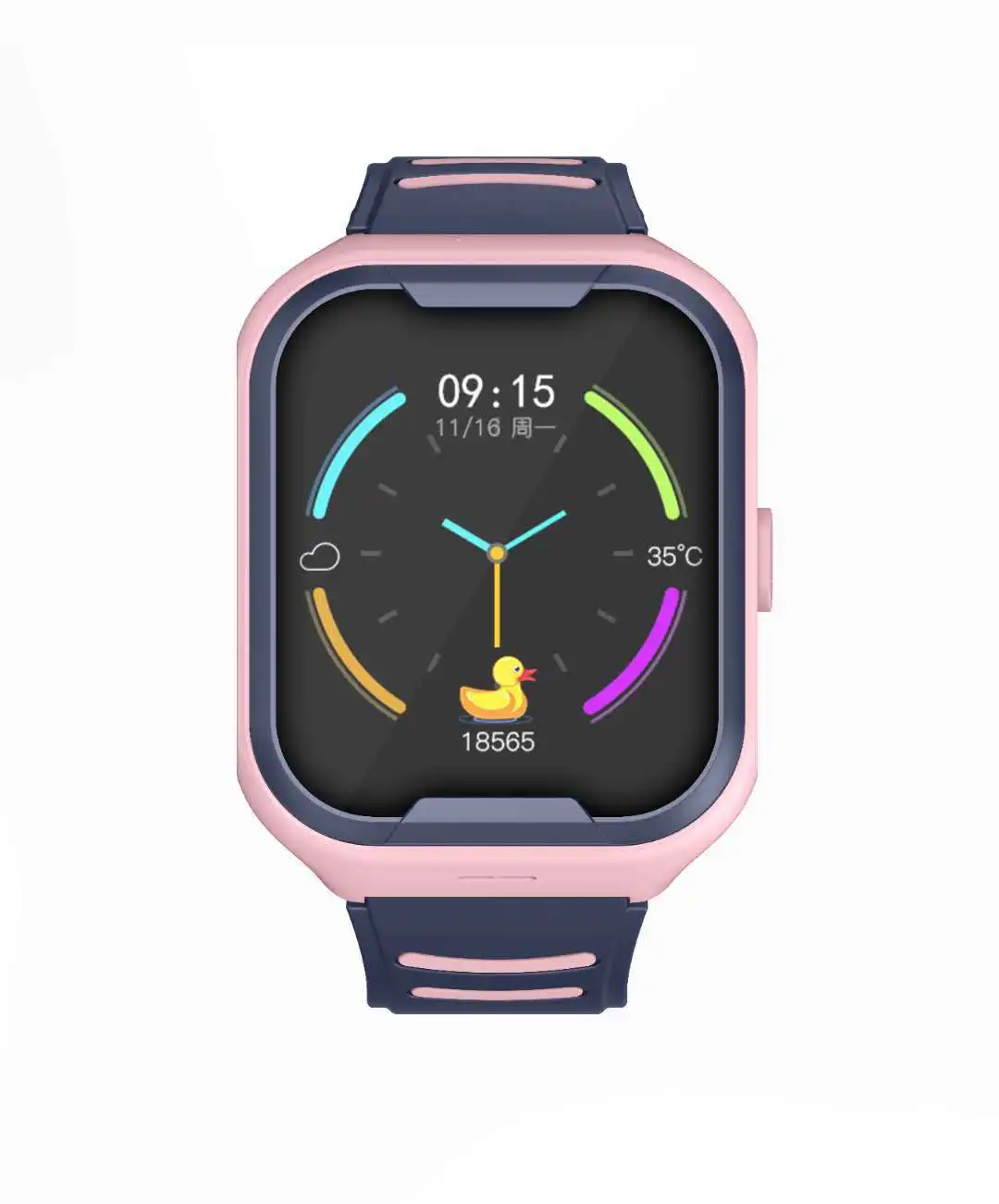 Pink A36E Детские Смарт-часы gps 4G сим-карта Wi-Fi Детские Смарт-часы анти-потеря безопасный SOS видео Вызов Bluetooth камера часы Q90 DF39Z - Цвет: Pink