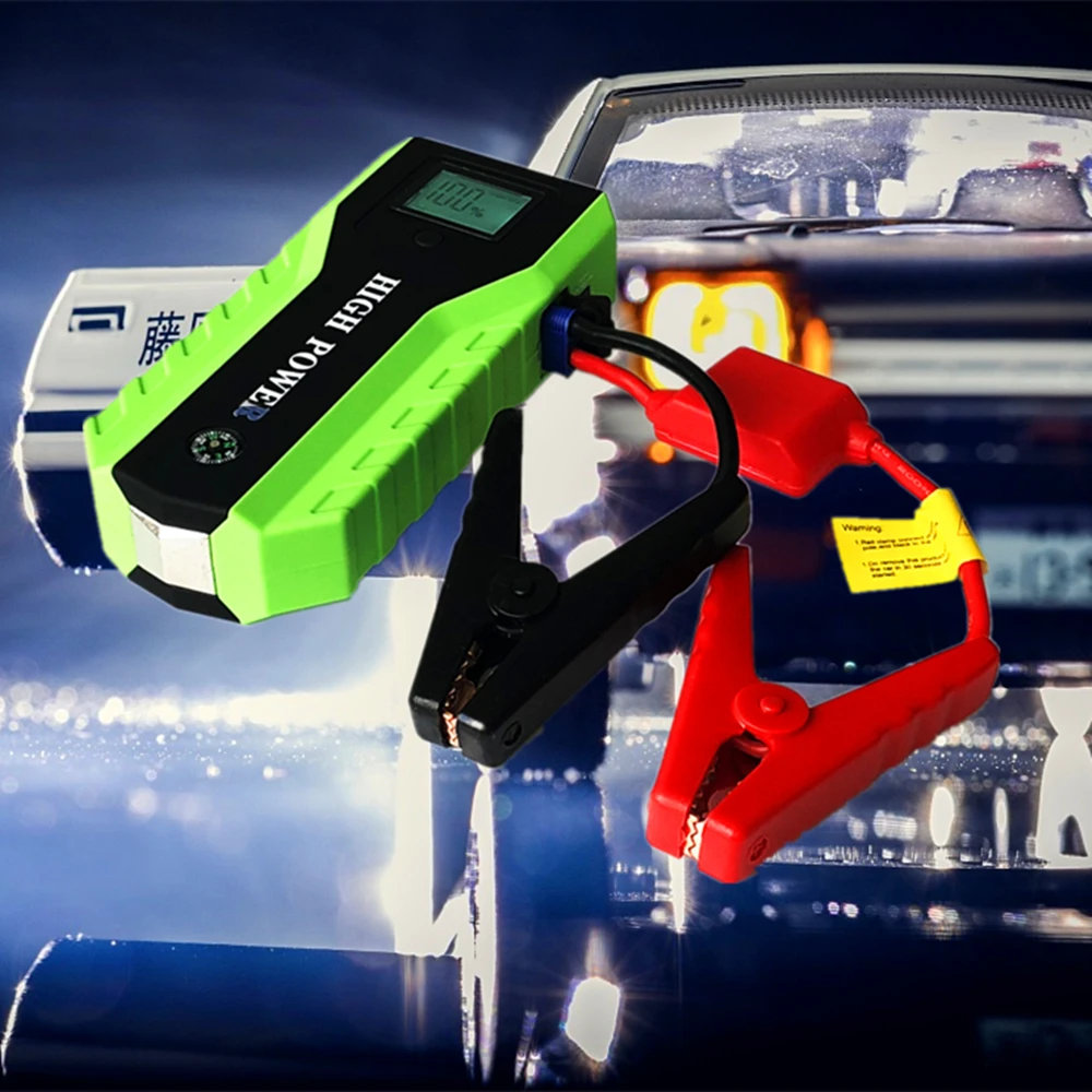

1000A 12V Car Jump Starter Portable Starting Cables DeviceCar Charger Booster For Petrol Diesel AUTO Multifunction Mini Jumper