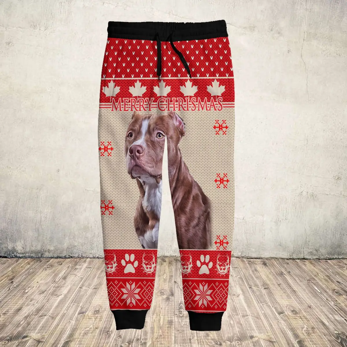 Frohe Weihnachten Liebe Pitbull Hund 3D All Over Gedruckt Männer Hosen Harajuku Mode Hosen Herbst Casual Jogger Hosen MPK-01