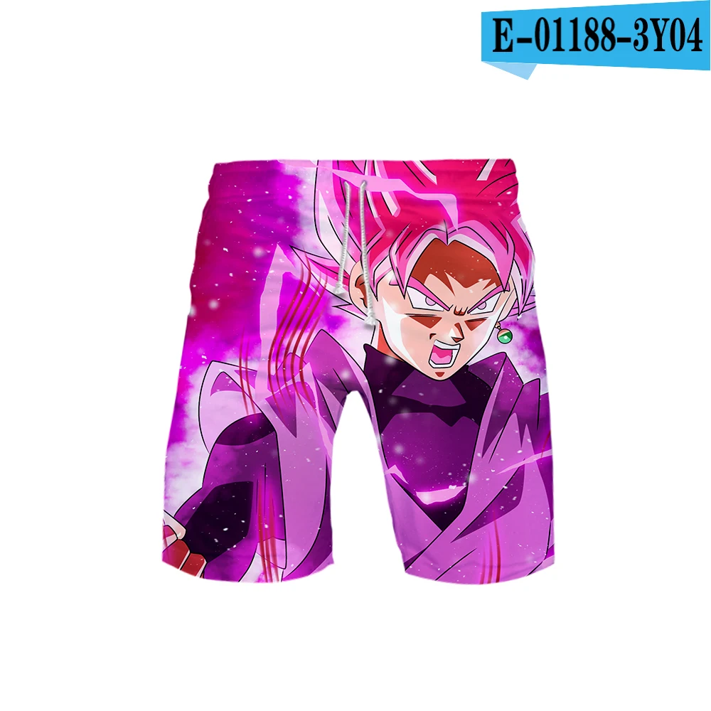 Манга dragon ball z Super Saiyan Son Goku аниме мужские шорты, летние быстросохнущие пляжные шорты, шорты в стиле хип-хоп, пляжная одежда - Цвет: E01188