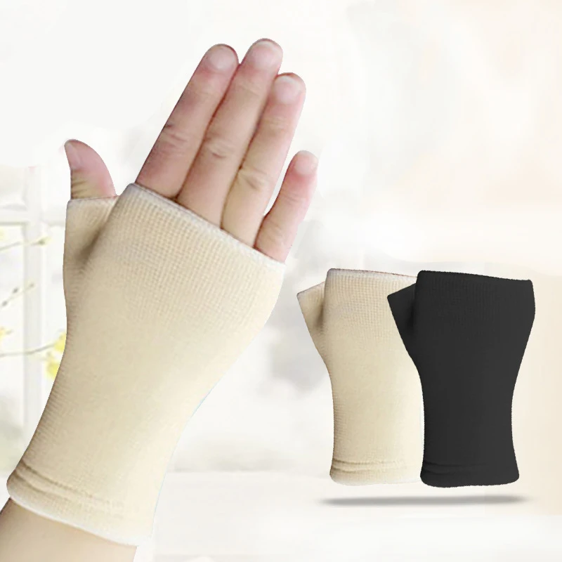 1Pair Wrist Support Brace Arthritis Sleeve Gloves for Women Men Gym