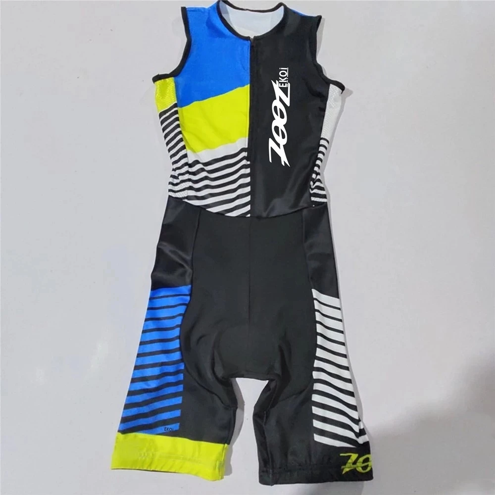 ZOOTEKOI-Men Cycling Triathlon Sleeveless Breathable Tighthcoat, Summer Mountain Bike Cycling Wear, Outdoor Sports Running Wear