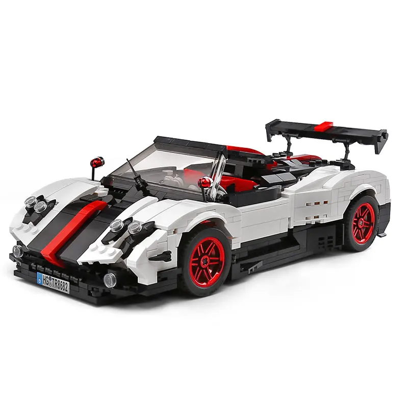 Yeshin Moc Technic машинки детские игрушки 882 шт белый Тарга Спортивная скоростная модель автомобиля Детский Рождественский подарок строительные блоки кирпичи