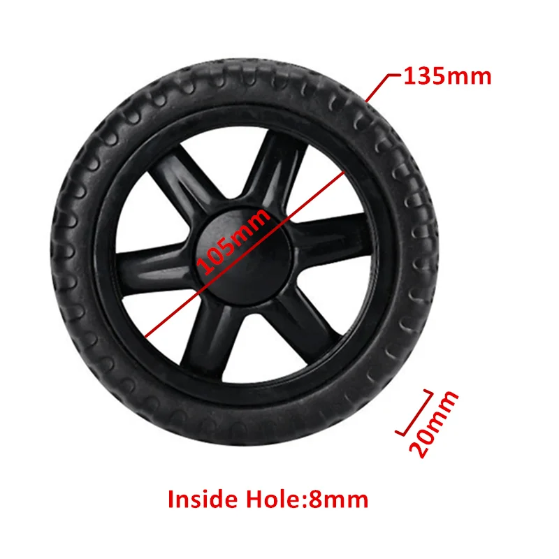 1 Pair Shopping Cart Wheels For Shopping Cart and Trolley Dolly shopping cart wheels