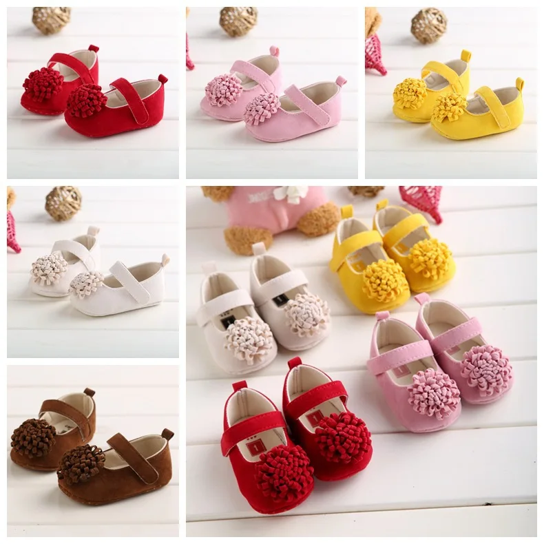 Babyshoes/Женская обувь для малышей; обувь принцессы с мягкой подошвой; обувь для малышей; WJH20