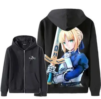 Fate stay night Судьба Ноль судьба Толстовка "Saber" Арчер косплей костюм, унисекс с капюшоном куртка с капюшоном толстовки - Цвет: 11