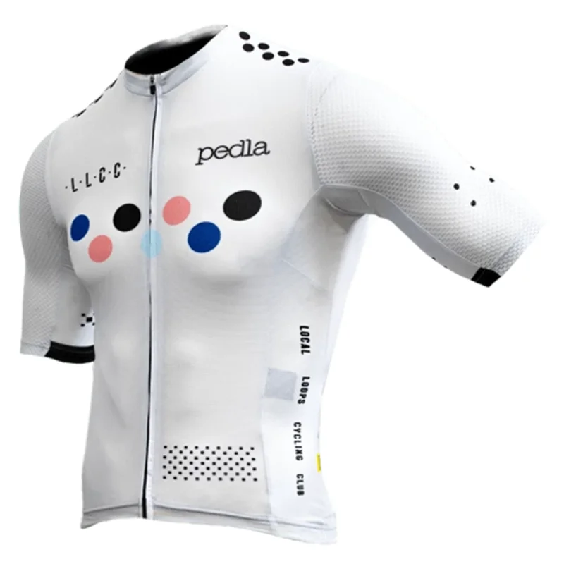 pedla Европейская велосипедная команда, одежда для соревнований, летняя быстросохнущая дышащая футболка с коротким рукавом uci для велоспорта - Цвет: 19