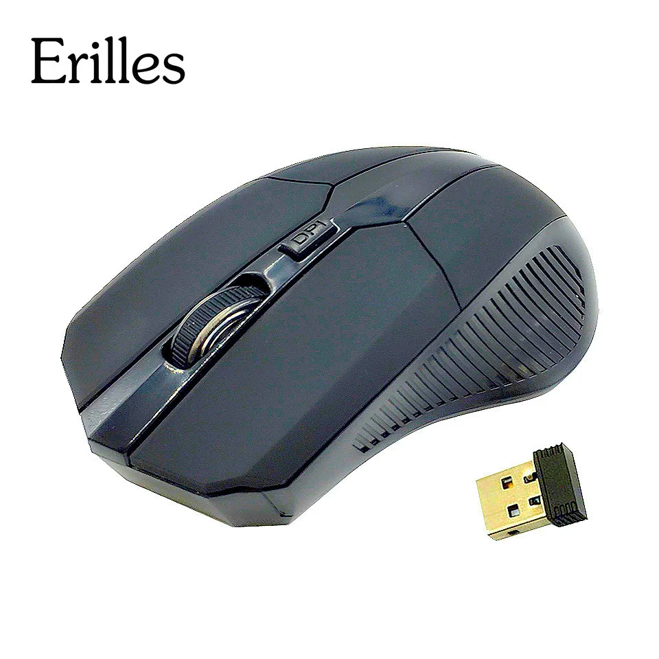Беспроводная оптическая мышь Erilles 2 4G 800/1000/1600DPI компьютерный мини ноутбук
