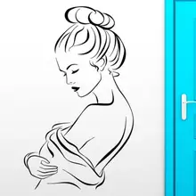 Сексуальное женское поколение резные съемные наклейки на стену для гостиной спальни дивана стены настраиваемые оптом