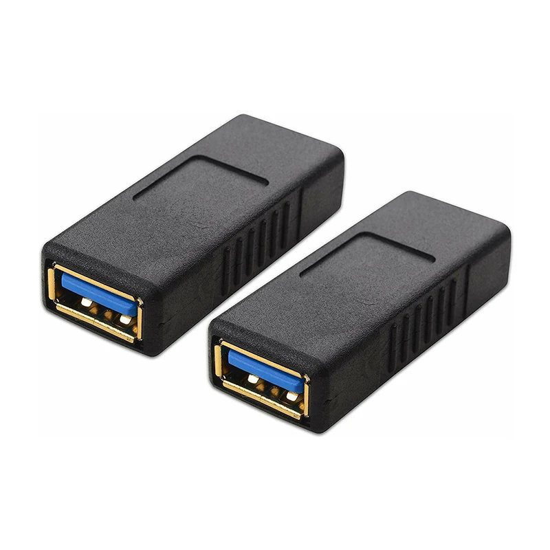 USB-A Женский к USB-A Женский адаптер USB 3,0 двойной женский адаптер QJY99