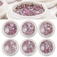 Относится к принцессе наклейка для ногтей роспись ногтей блестки Маникюр алмазные маникюрные принадлежности искусственный бриллиант кошачий глаз в бутылках