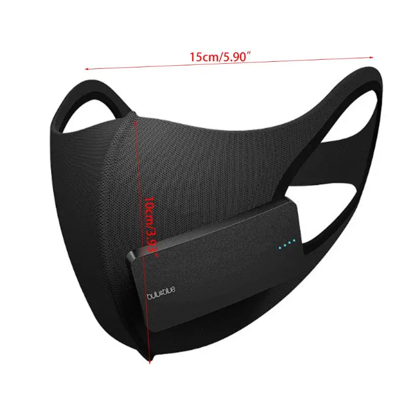 

USB Charging Electric Mask With Fan Motor and filter in Resusable A69C