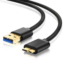 

Super Speed USB 3.0 To Micro B Cable 5Gbps USB Type A Micro-B Data Cable For Samsung S5 Note 3 HDD External Hard Drive Disk Cord