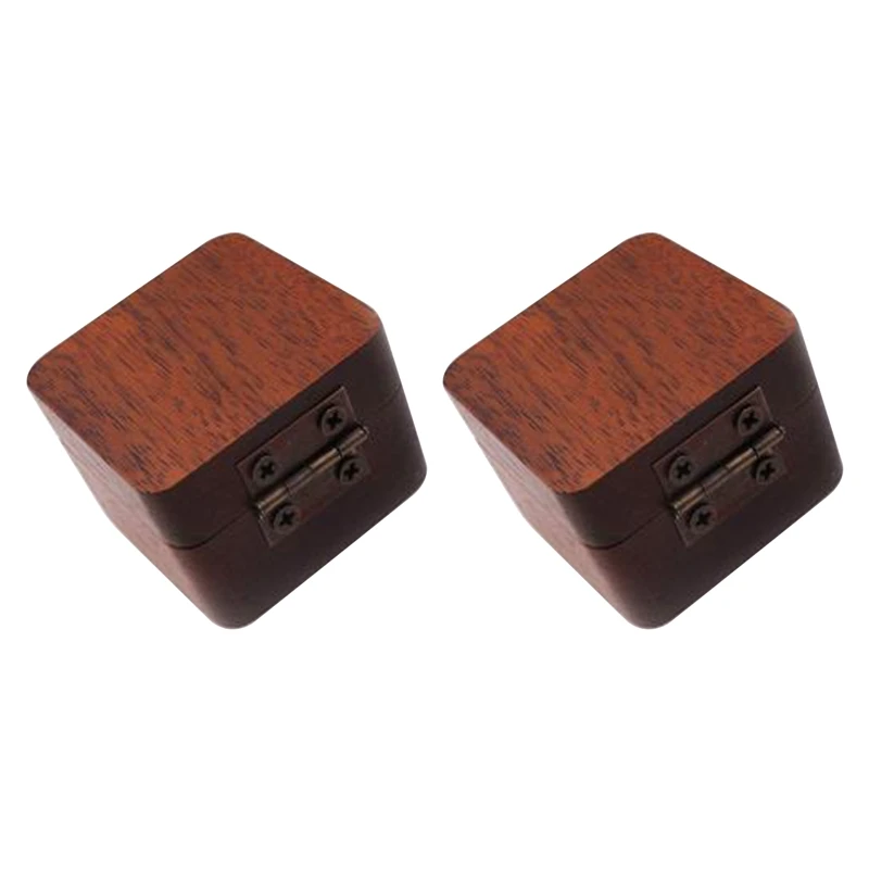 2XWalnut деревянной гитары отправляются в Палочки медиатор ящик для хранения s
