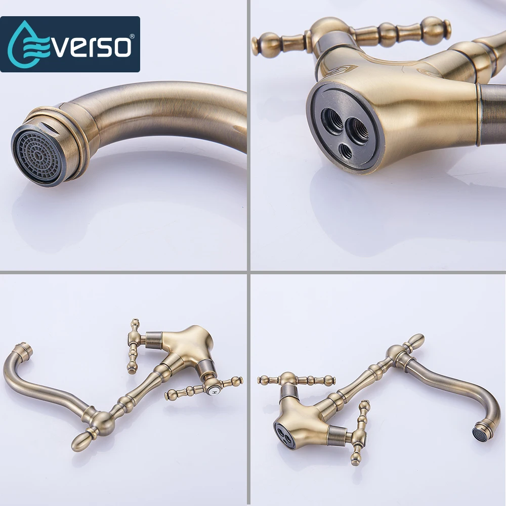 Высококачественный кухонный смеситель EVERSO Бронзовый Смеситель для воды