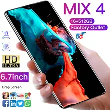 MIX4 – Smartphone 16 go + 1 to débloqué, téléphone portable, 6000mAh, 48mp, Version globale, 5G