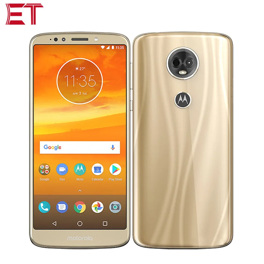 Мобильный телефон Motorola Moto E5 Plus XT1924 с глобальной версией, 3 ГБ ОЗУ, 32 Гб ПЗУ, смартфон Snapdragon425 6,0 дюйма, 1440X720 P, 5000 мАч, Android