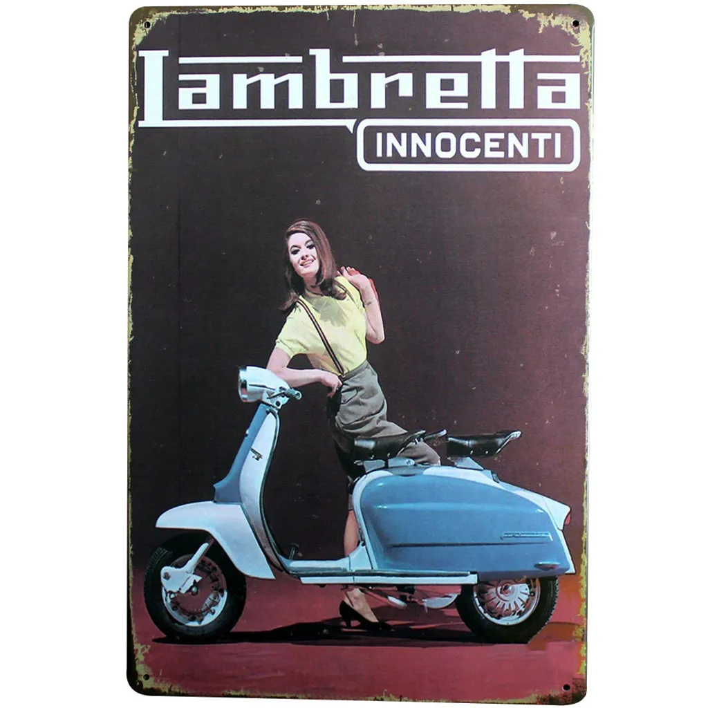 Vintage Metal Painting Retro Metal Tin Signs Painting Poster Wall Art Sticker Home Decor Bus Motorcycle Car Metal License New