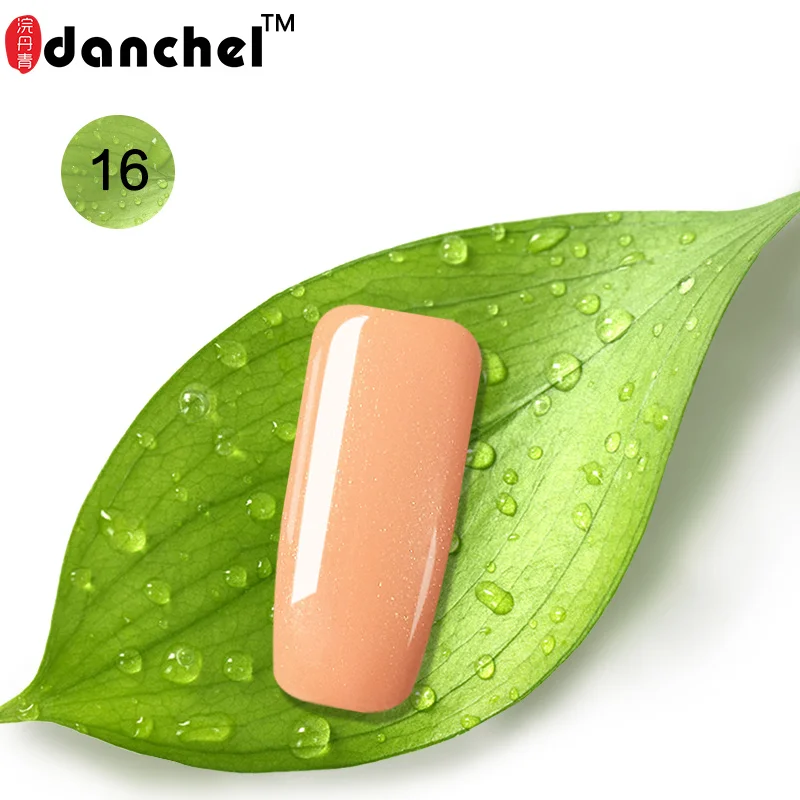 16 Danchel 1-40 Цвет 9 мл гель покрытые лаком ногти искусство гель uv Vernis светодиодная база для ногтей! полупостоянная светодиодный Soak Off Гель-лак для ногтей - Цвет: 16
