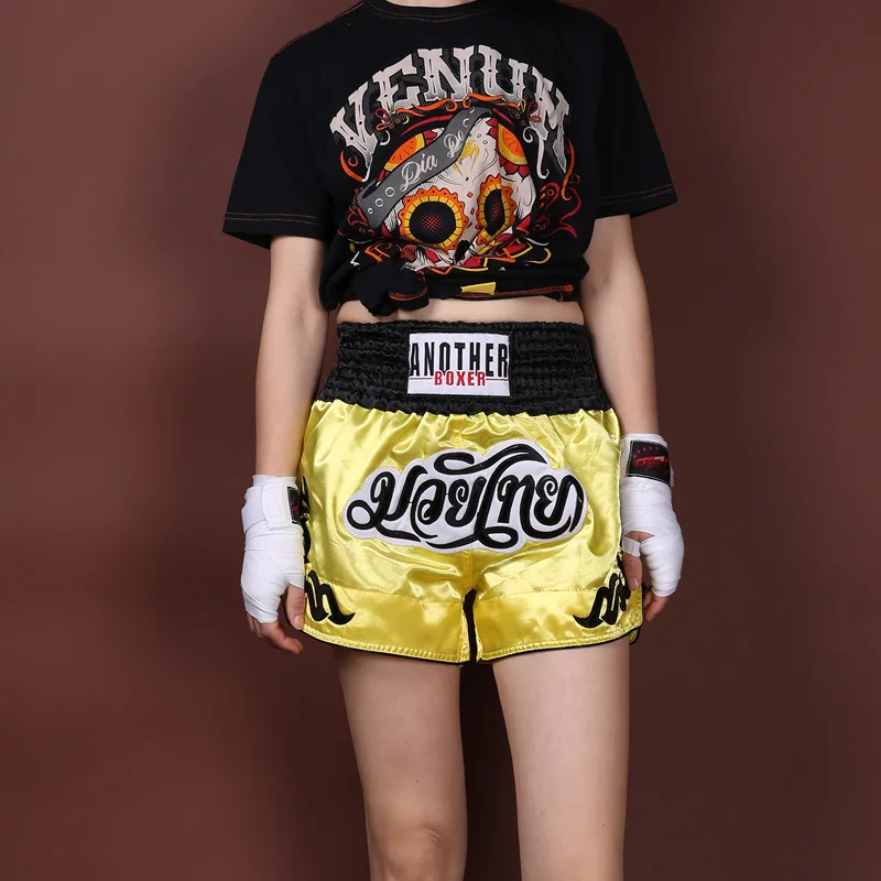 hotpants Boxing Shorts Women Nice Quanlity Fighting Active Wear High Waisted Boxing Muay Thai Short Pants Sets Wholesale basketball shorts