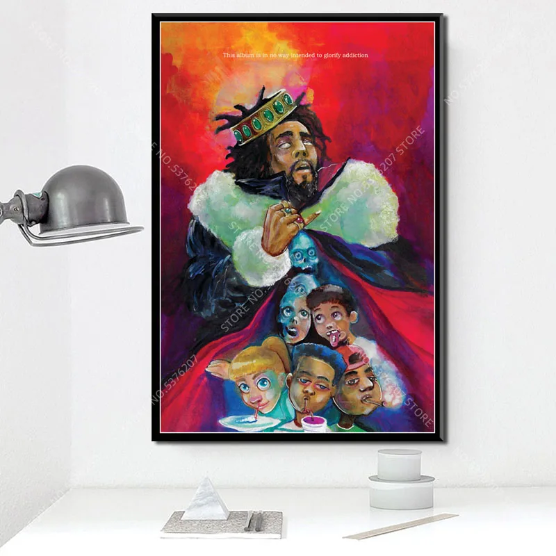 G336 художественный Декор J Cole KOD Обложка альбома горячей музыки R & B Хип хоп Рэп