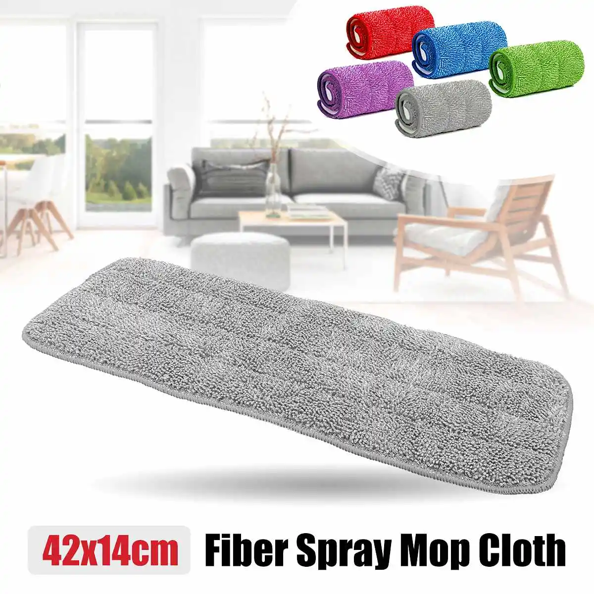 

Mop Floor Cleaning Tools Replacement Cloth Microfiber Replacement Mop Pad Paste Cloth Cover Spray Water Spraying Flat Dust