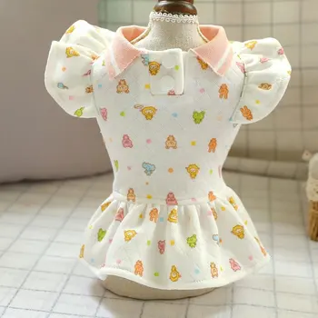 

Spring Summer Dog Clothes Shirt Pets Outfits Warm Clothes for Small Dogs Cat Costumes Coat Jacket Puppy Shirt 100% Cotton Cute