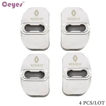 

Car Styling for Renault duster logan arkana scenic 2 sandero stepway captur laguna 3 Door Lock cover Proteciton Case Accessories