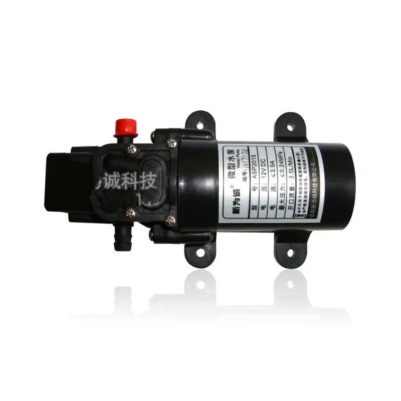 

DC 24v Miniature Small Pump 12v Battery Power Supply Pressure Protection Self-priming Pump ASP3820