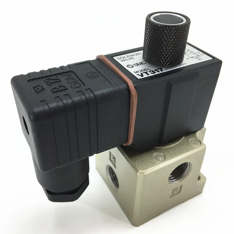VT317-4DZ 5DZ-02 VT317-5G-02 VT317-5D-02 VT317V-5D-02 VT317-5GS-02 SMC Пневматический электромагнитный клапан