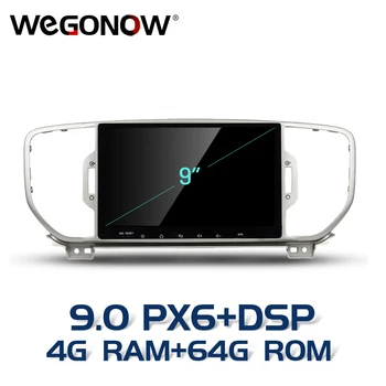 

DSP TDA7851 Android 9.0 8Core 4G 64G Bluetooth Wifi GPS Glonass Map Car multimedia Player RDS Radio For kia Sportage 2016 2017