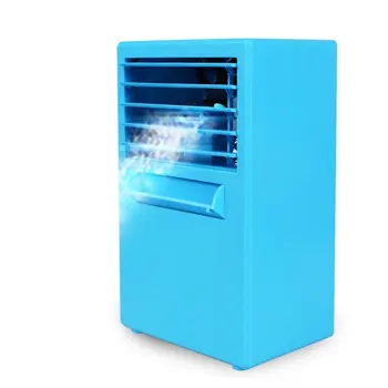 

Mini Air Conditioning Fan Low Noise 3 Wind Speeds Cooler Digital Cooling System Timing Air Humidifier for Home Office