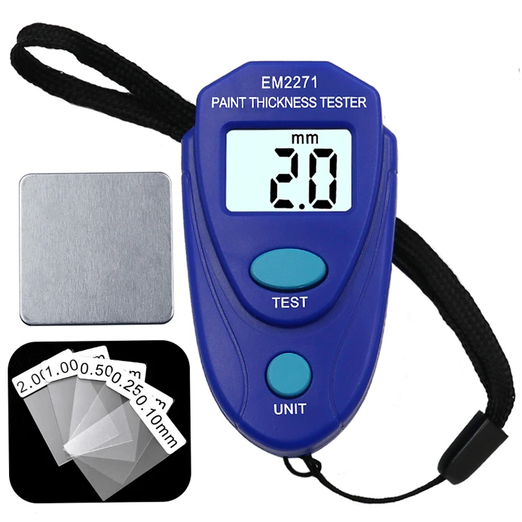Цифровой мини-датчик толщины покрытия автомобильный измеритель толщины покрытия измеритель толщины слоя краски толщиномер