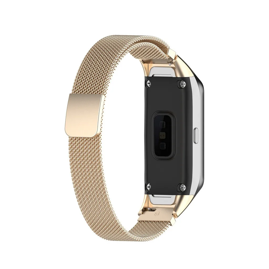 Ouhaobin ремешок из нержавеющей стали для samsung Galaxy Fit Band Миланский Браслет металлический магнитный сменный ремешок 801#3
