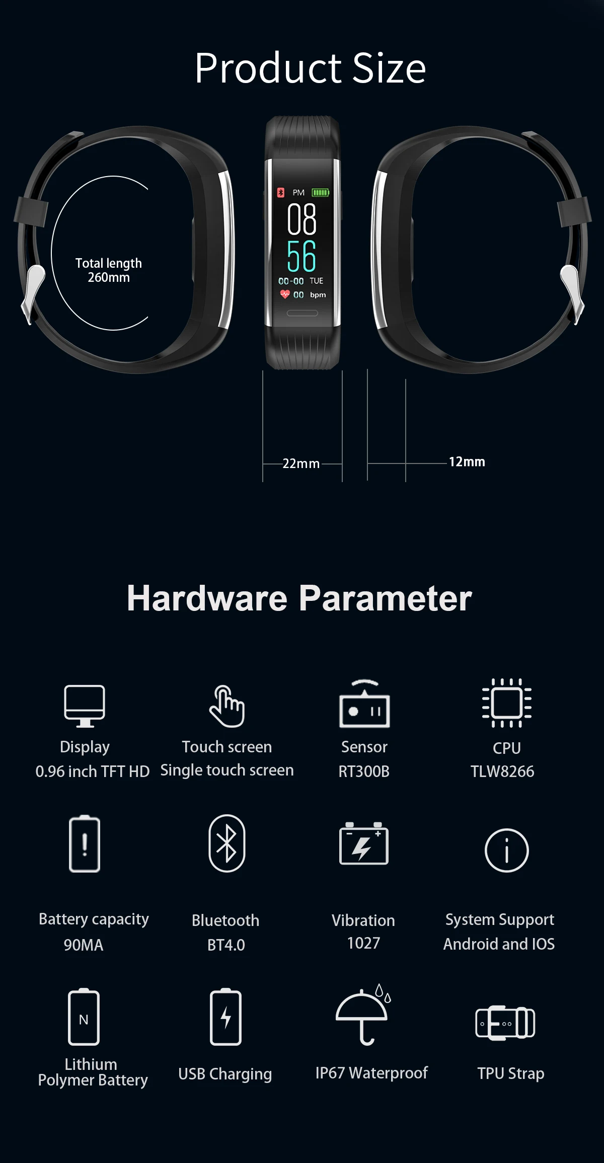Умный Браслет R1 Спортивный Фитнес шагомер часы группа 4 кровяное давление монитор сердечного ритма Bluetooth браслет для HuaWei Honor IOS