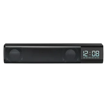

Multimedia Portable Desktop Wired Wireless Heavy Subwoofer For Phone TV Computer Speaker Black Sound Bar Long Strip Universal