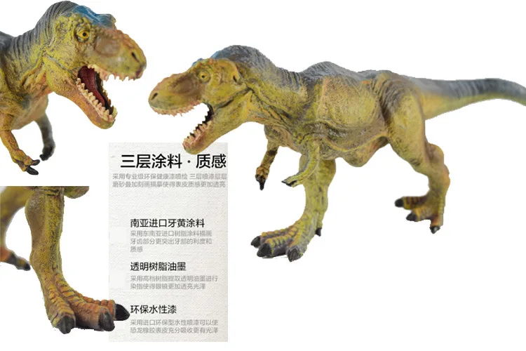 New Products Jurassic Simulated Dinosaur Models Toy Plastic T-Rex Stegosaurus Triceratops CHILDREN'S Toy Gift