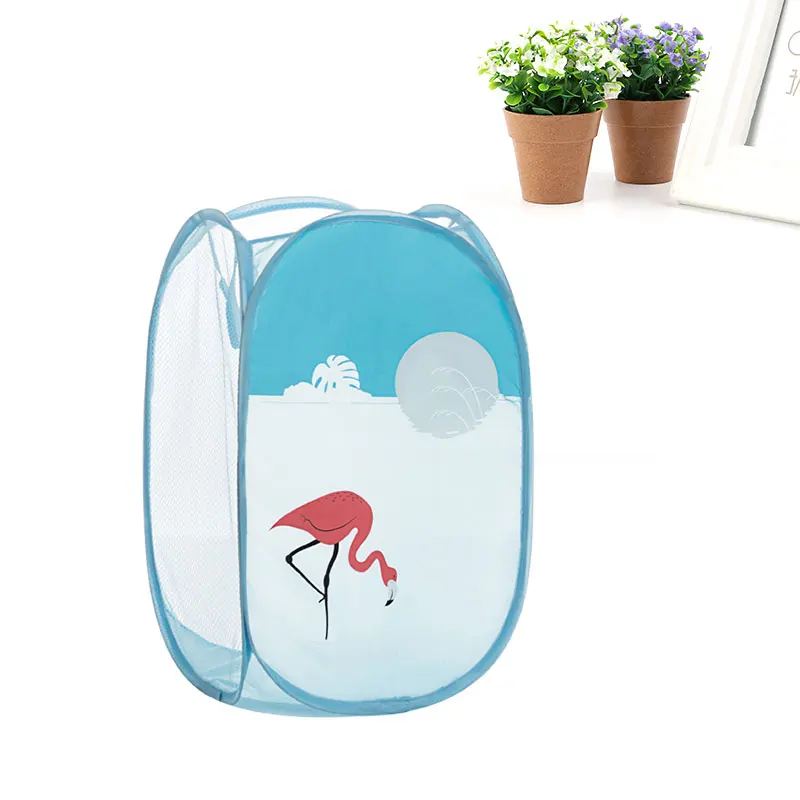 Portable Foldable Pop Up Dirty Clothes Washing Laundry Basket Storage Bag