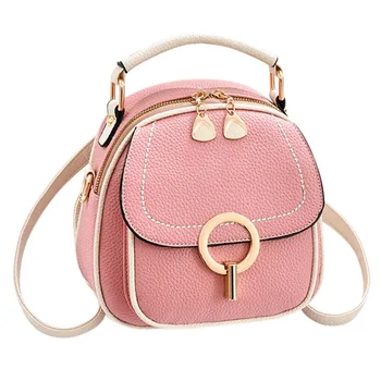 

Crossbody Bags For Women Solid Color Shoulder Bag Messenger Bag Student Fashion Softback Handbag 2019 New bousas fenininas