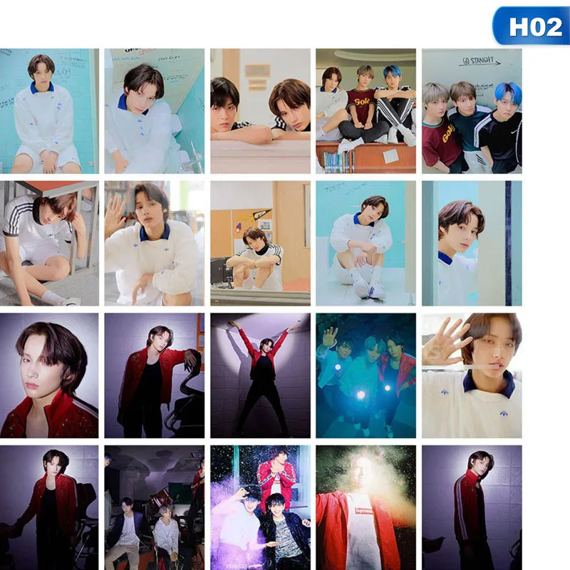 20 шт./setKPOP TXT альбом самодельная бумага ЛОМО карта фото карта Плакат HD Фотокарта вентиляторы Подарочная коллекция